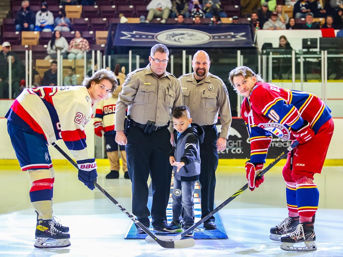 Weber County sheriffs on the ice