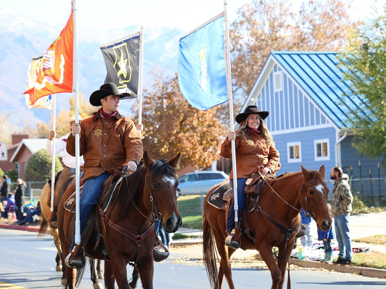 Davis County sheriffs on horses