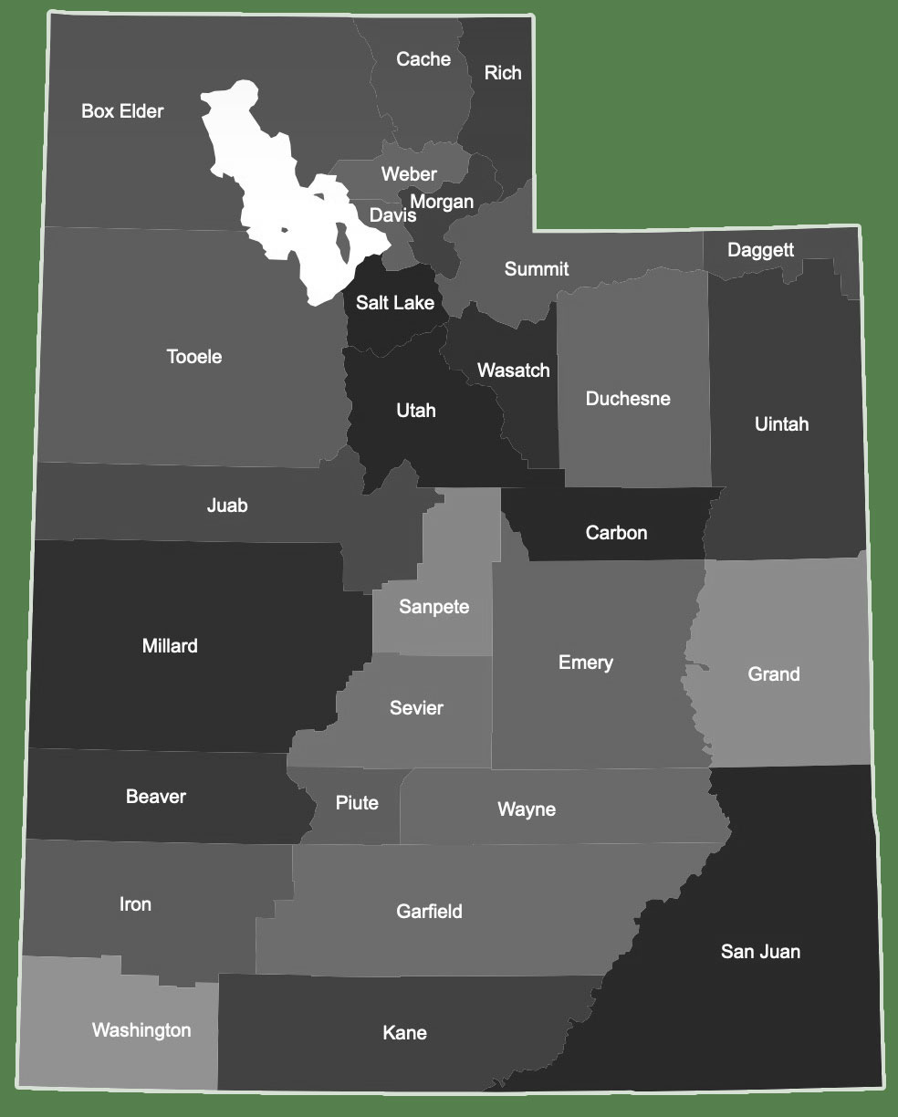 Map of Utah